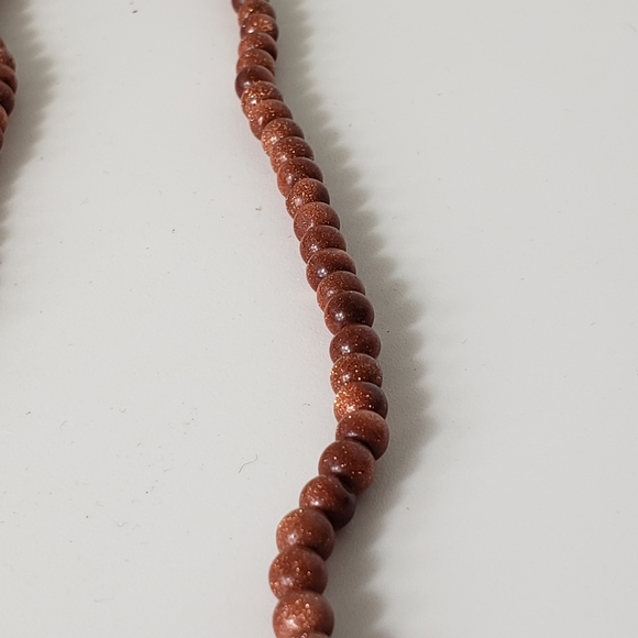 VINTAGE Red Jasper Beaded Necklace - Picture 4 of 7